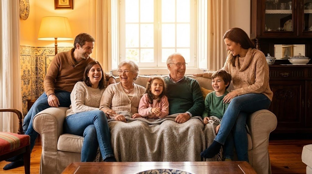 Familia espanola usando el HeatMaster 500