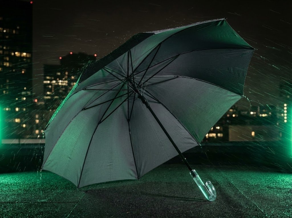 ZeroGotas resistiendo viento fuerte