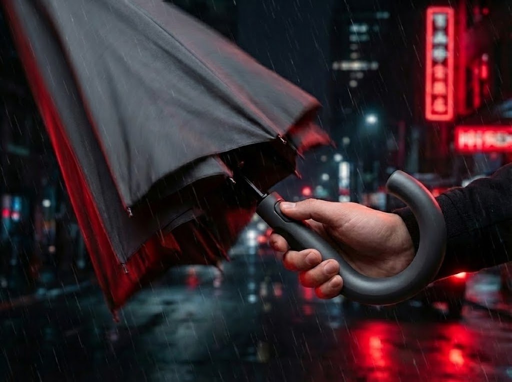 Pessoa a usar o botão de abertura automática do ZeroGotas