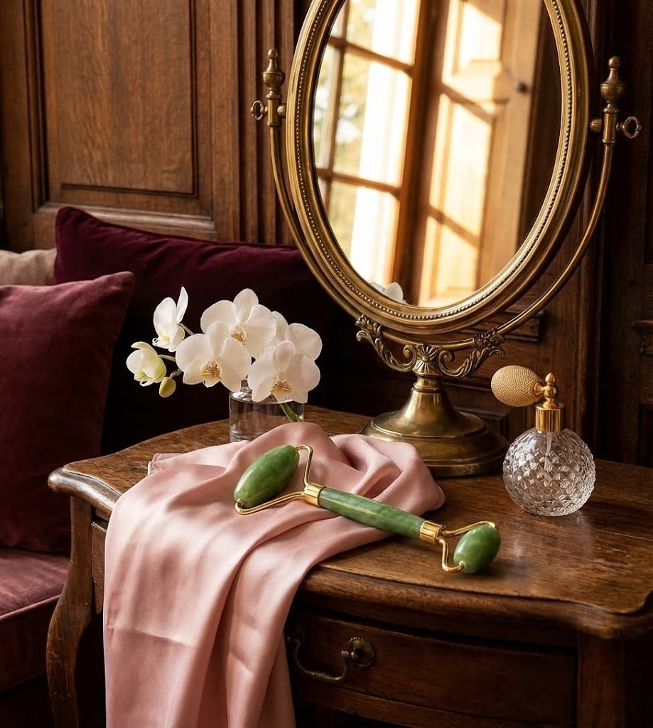 Masajeador Facial de Jade