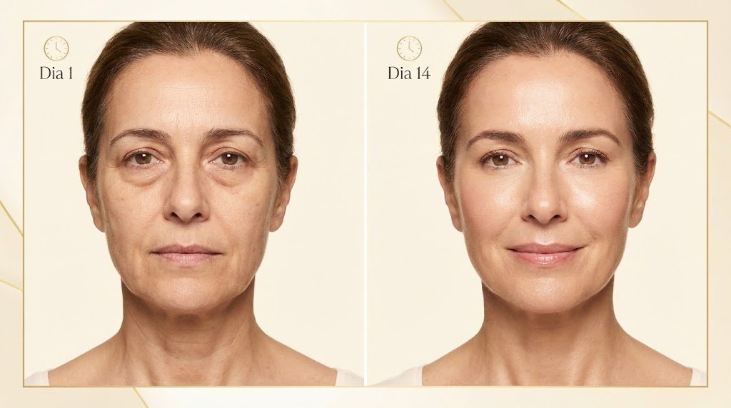 Resultados antes e depois