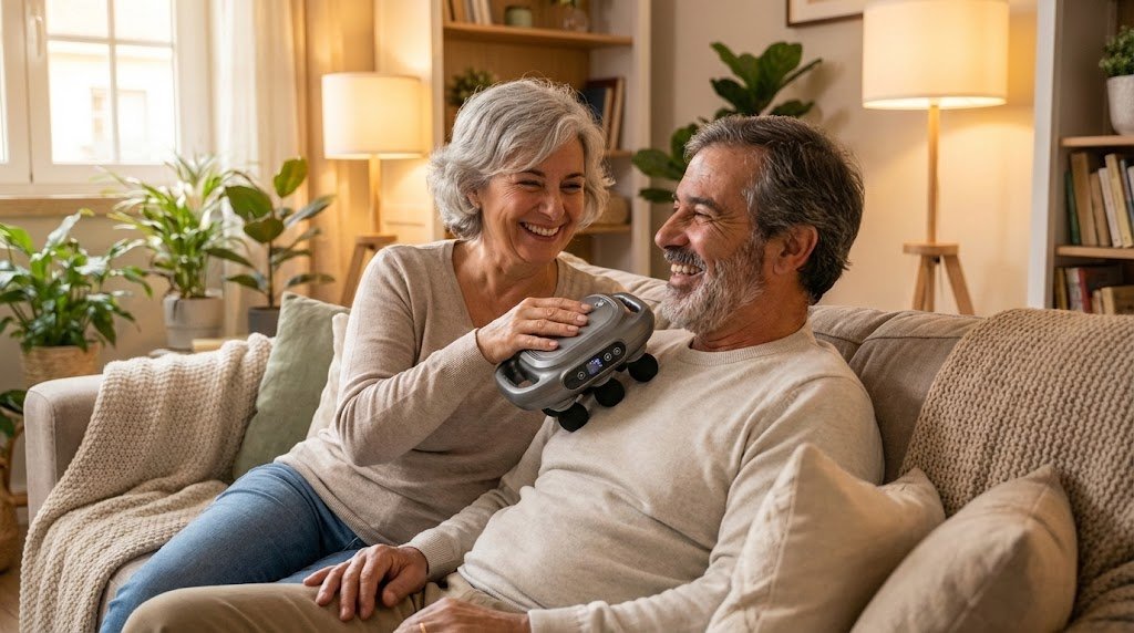 Persona Relajada en Casa