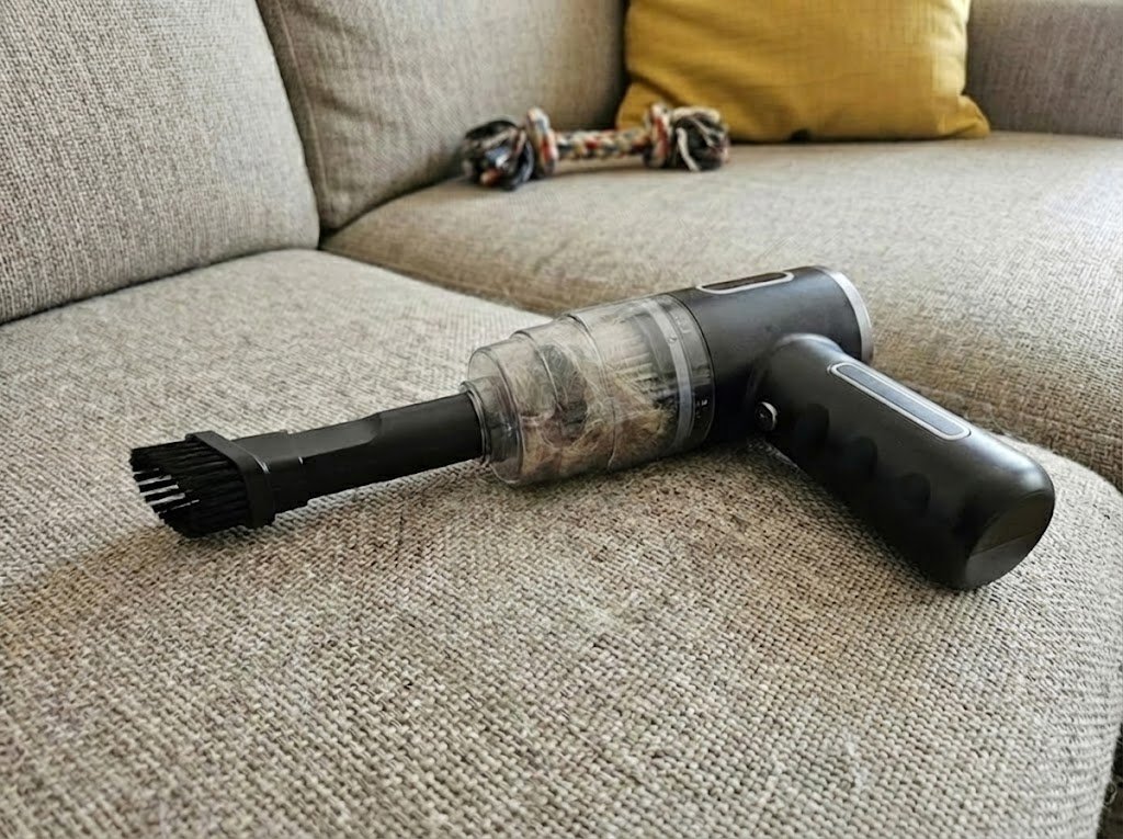 Sofá limpo sem pelos