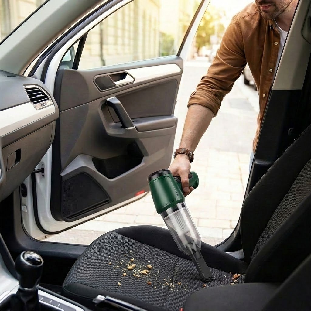 TurboVac Pro X6 em Uso no Carro