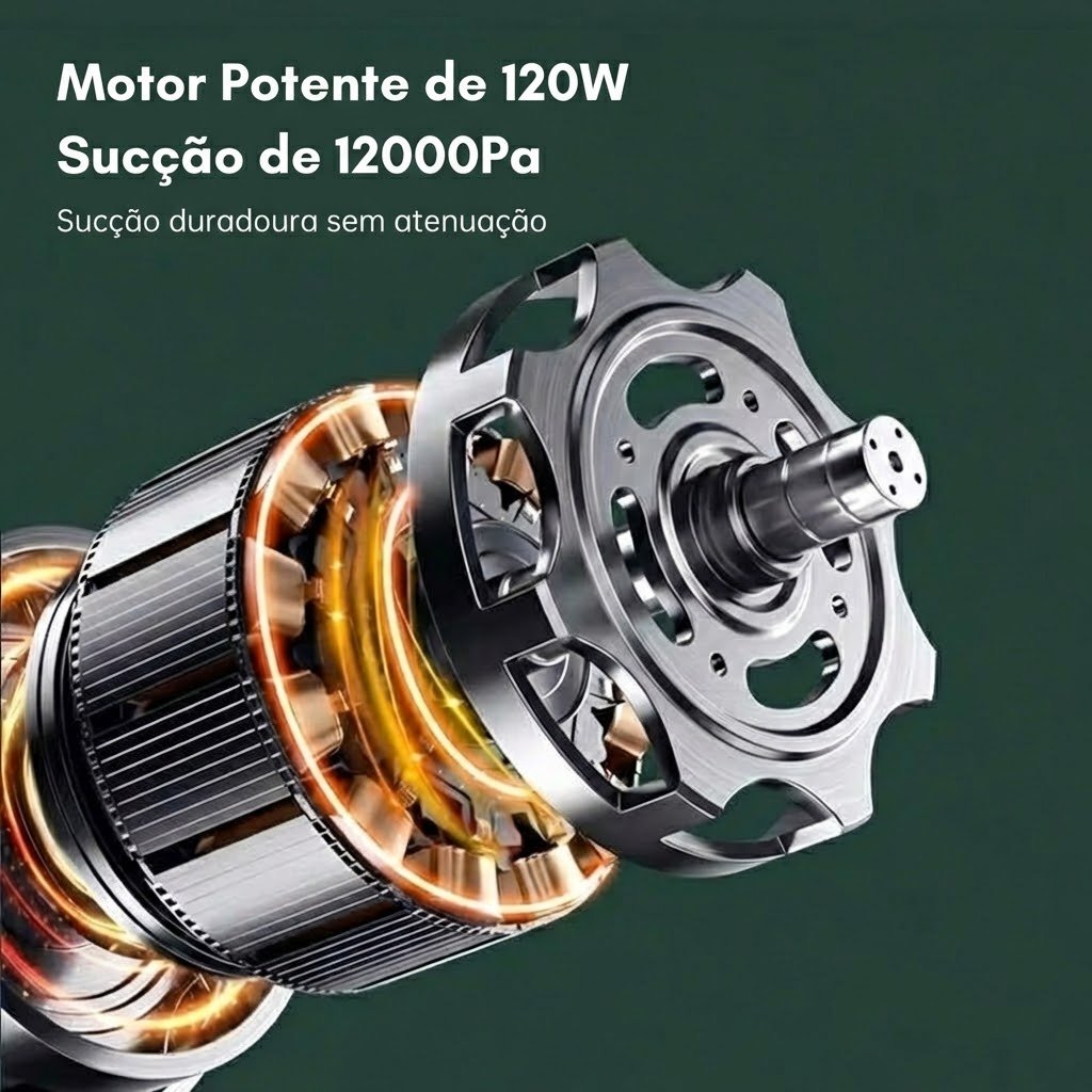 TurboVac Pro X6 Detalhe Motor