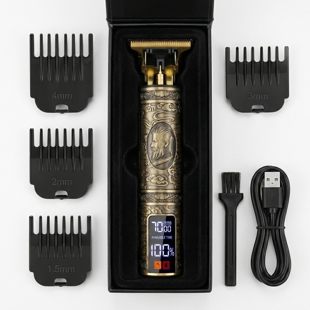 BudaShaver Pro - Acessórios incluídos