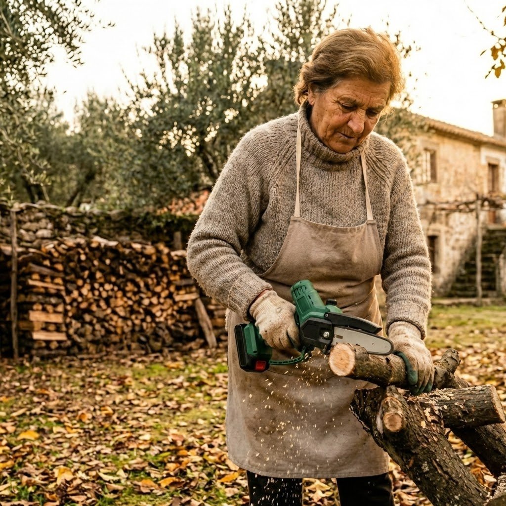 Preparação de lenha com ProCut Elite