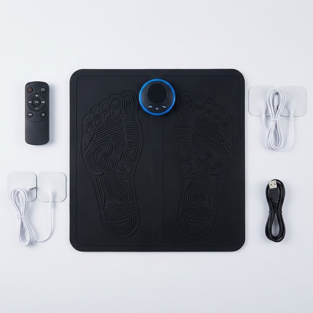 RelaxPés Pro™ em detalhe com todas as funcionalidades