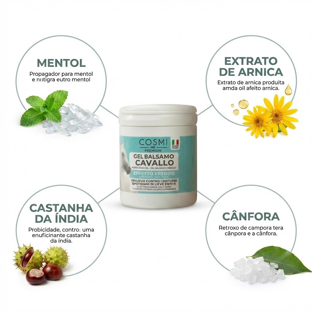 Ingredientes naturais do BálsamoVital