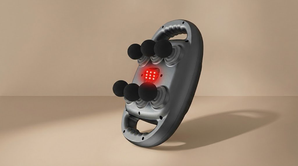 RelaxMaster Pro™ - Masajeador Profesional de 6 Cabezales