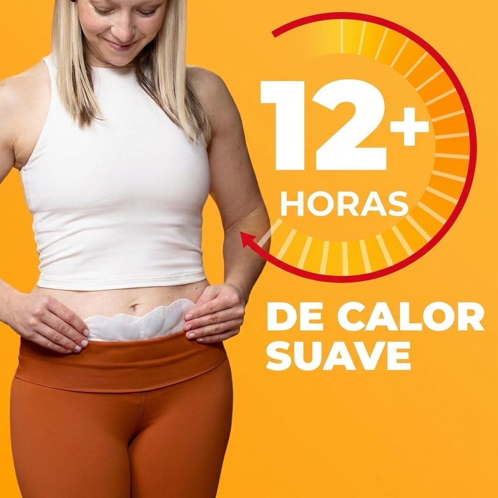 Embalagem Sumifun™ com adesivos térmicos para alívio de cólicas menstruais