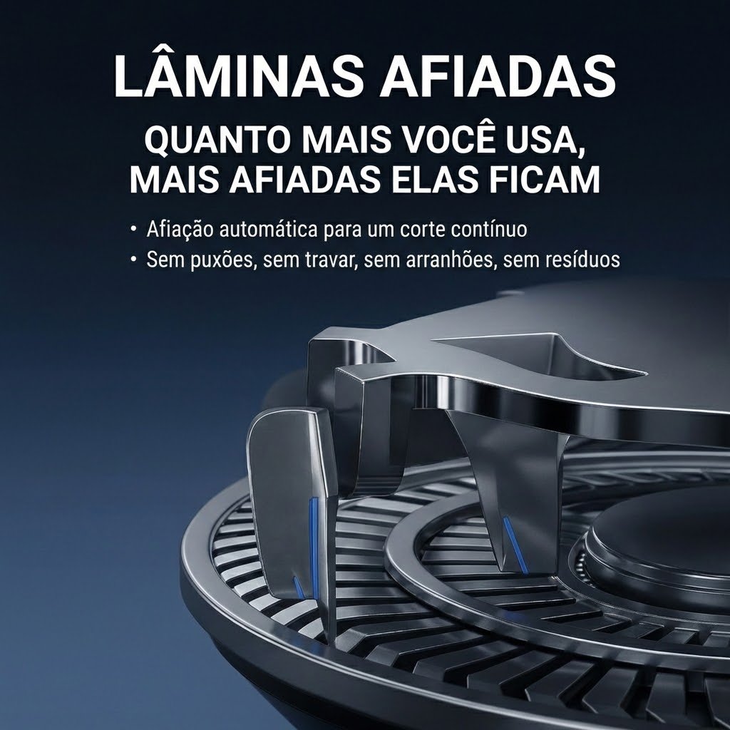 Mini-Shave - 6 lâminas de perto