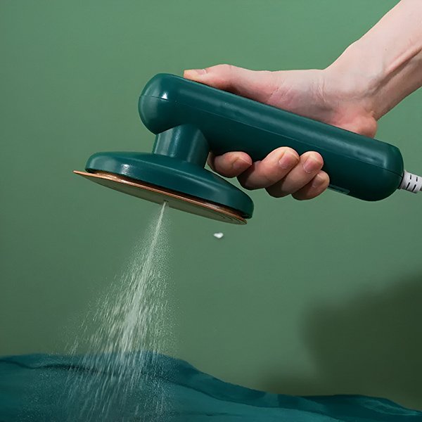 Motor TurboVapor 3.0 em detalhe mostrando o tamanho compacto e o jato de vapor