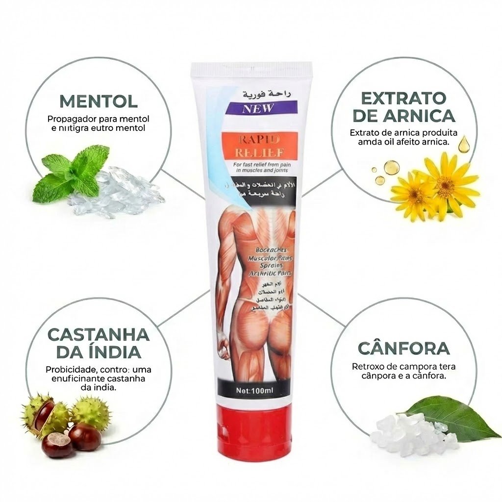 Ingredientes naturais do BioRelax