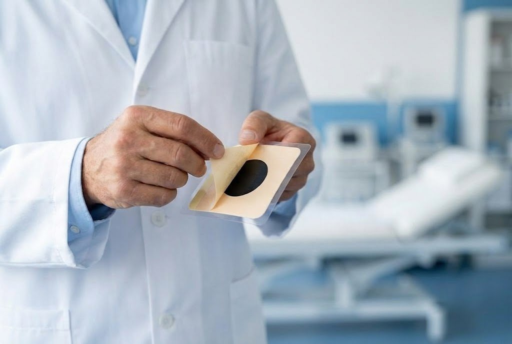 Ingredientes naturais da Clearva™ dispostos sobre mesa branca: raízes, mentol, cravo, flores