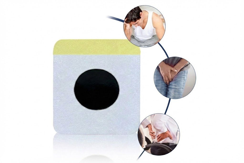 Unboxing da embalagem Clearva™: caixa aberta com 30 saquetas individuais organizadas, folheto de instruções visível, fundo branco