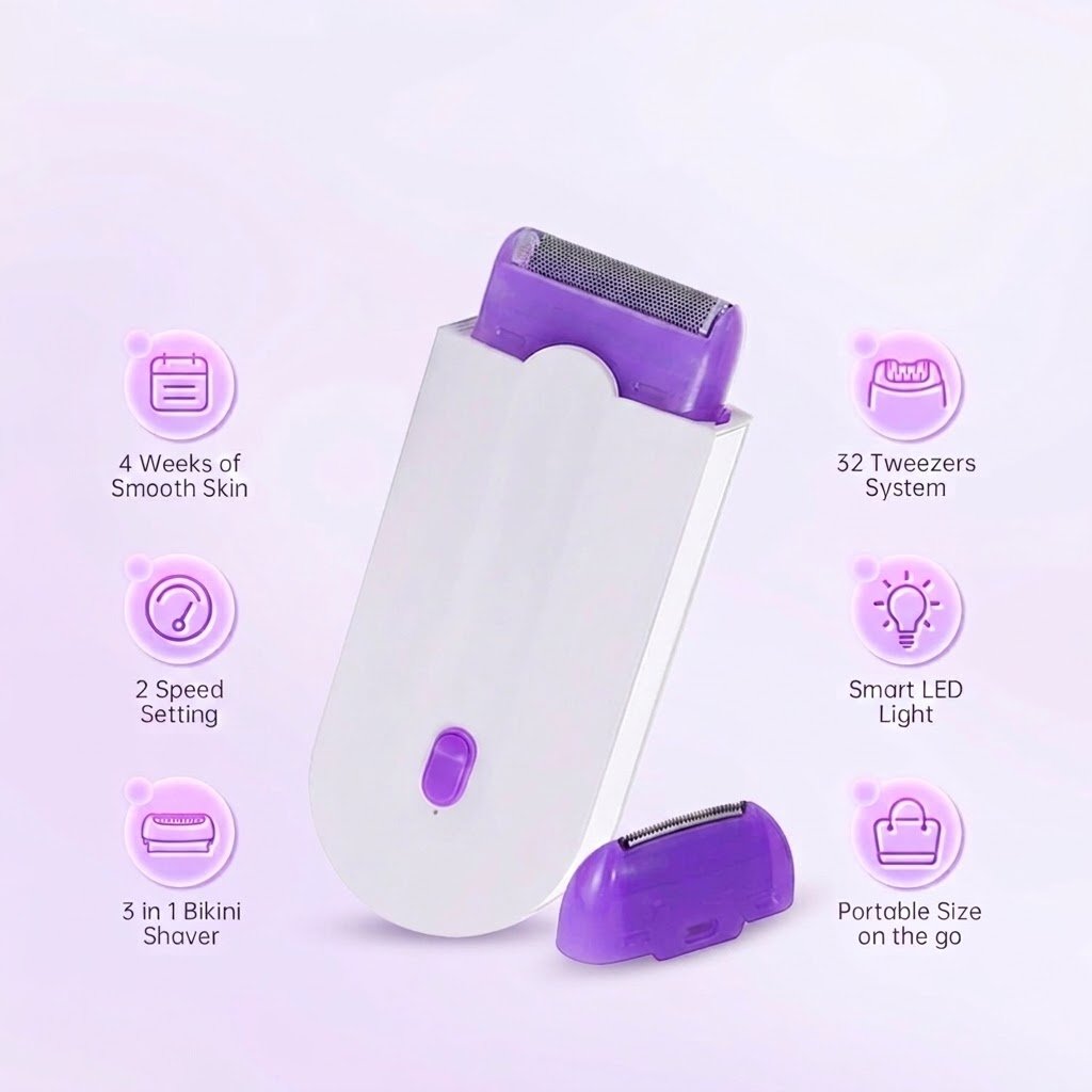 Finishing Touch - Design compacto e portátil