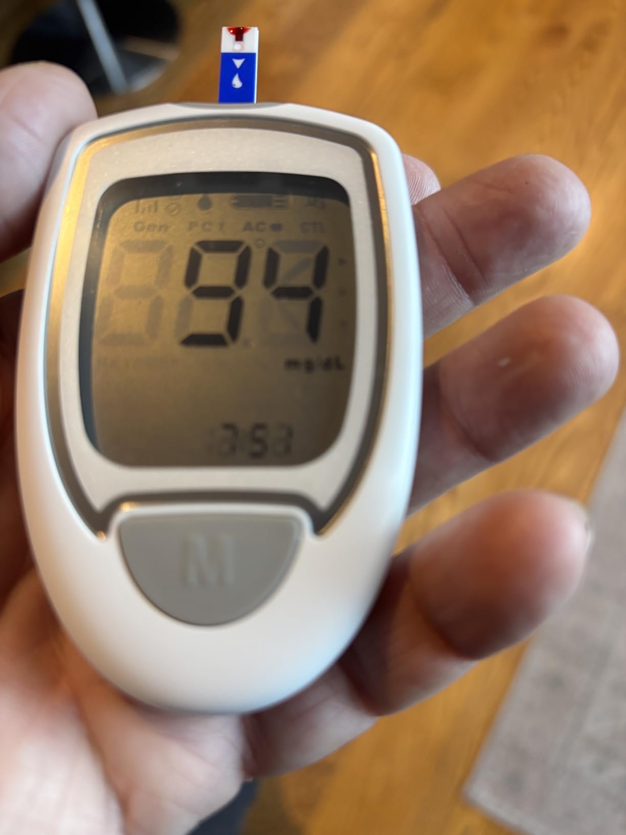 Resultado de Joaquim Almeida após usar GlucoCheck Pro