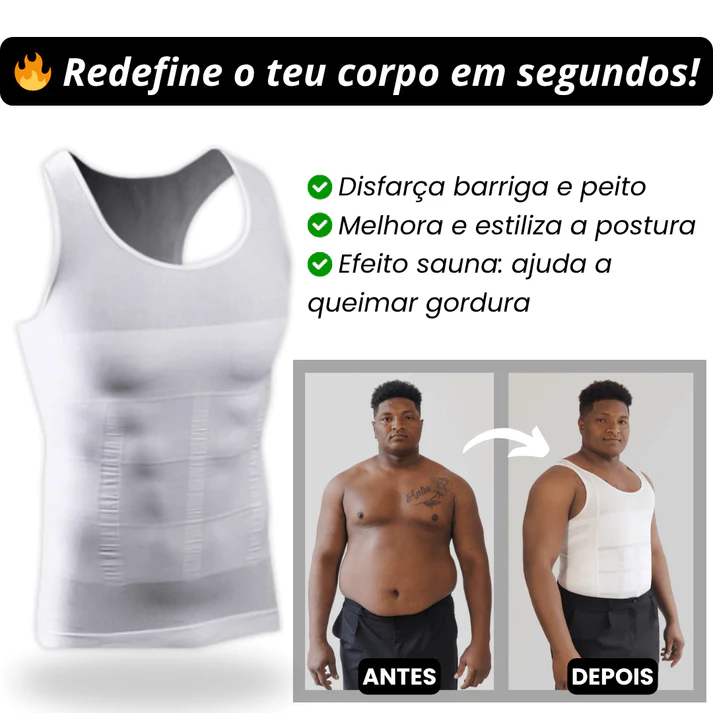 CoreFit Pro - Camisa de Compressao Modeladora