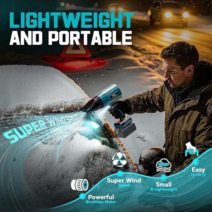 TurboJet Pro soplando suciedad del coche