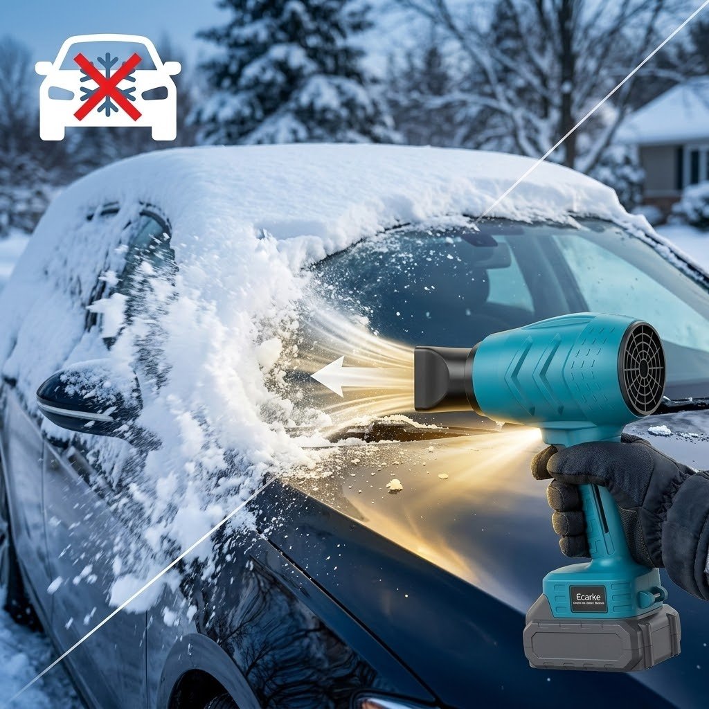 TurboJet Pro limpiando coche