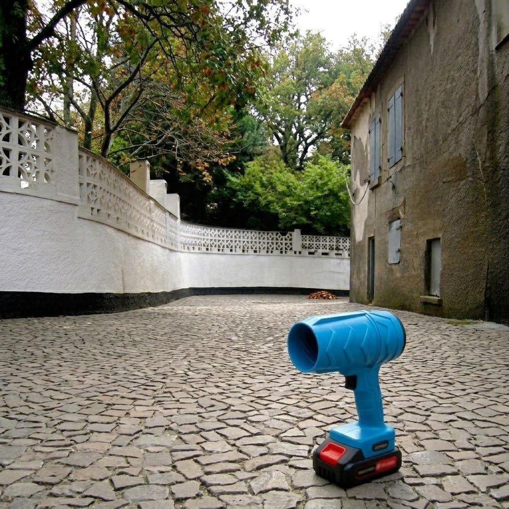 Patio limpo depois do TurboJet