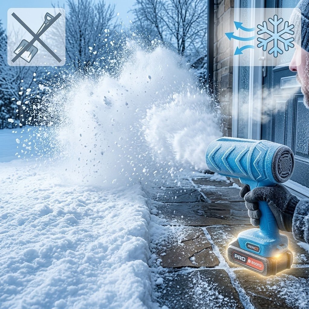 TurboJet Pro a limpar neve leve