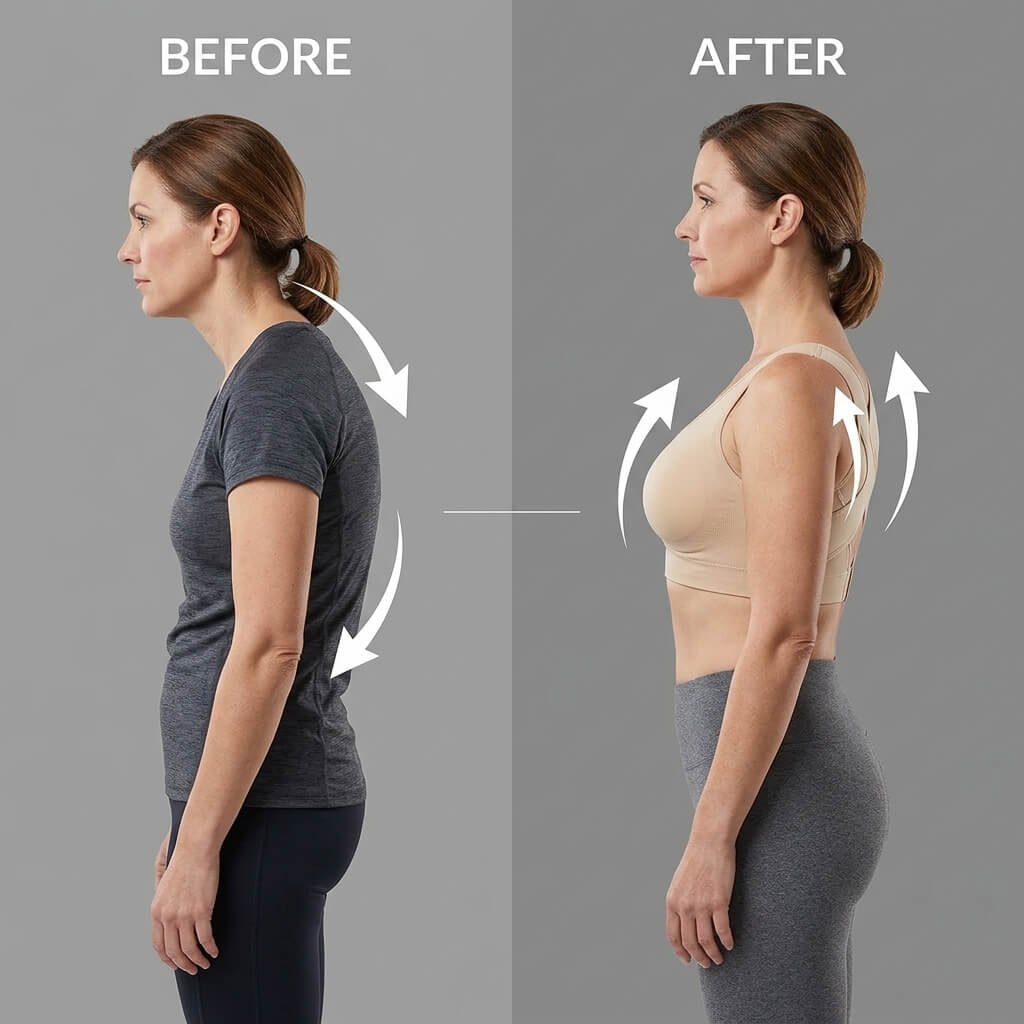 Pecho elevado de forma natural por PosturaBra