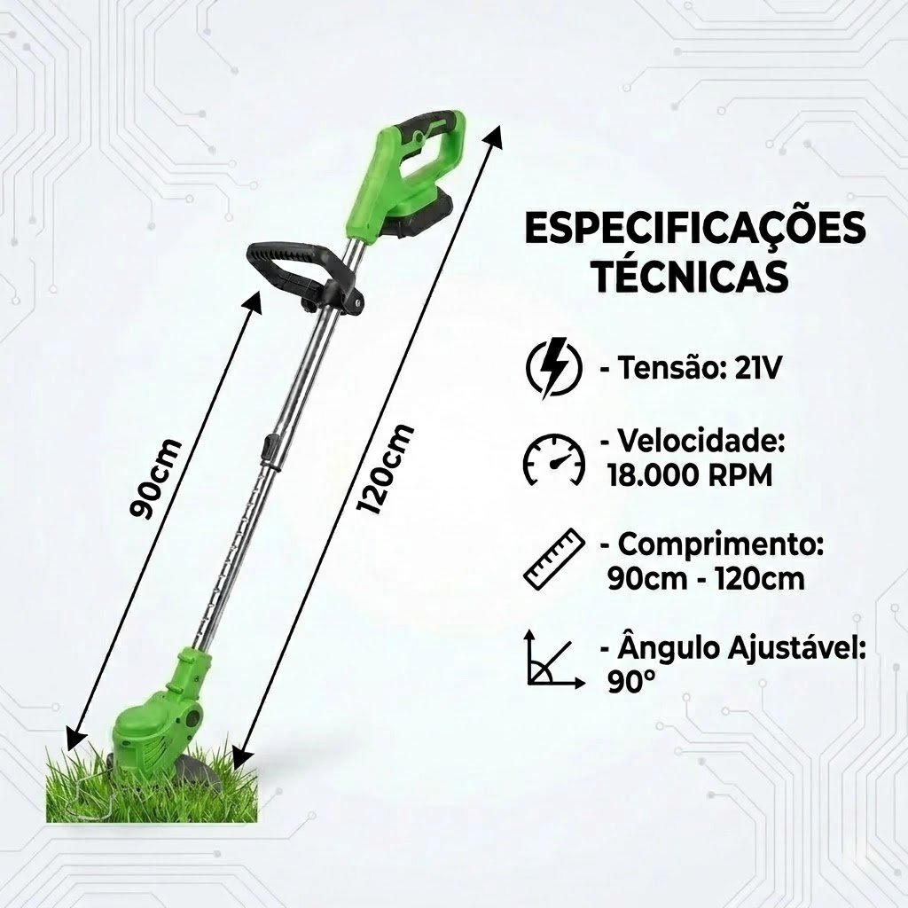 RoçaMax Pro cortando hierba alta con facilidad, demostración en un terreno español