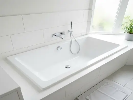 Bañera y tuberías PVC