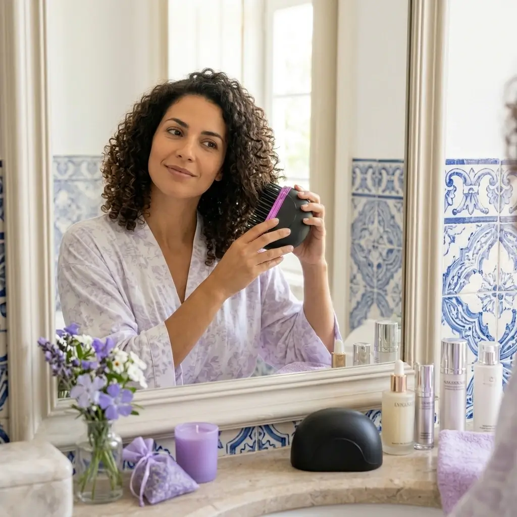 Rotina de cabello na primeira semana