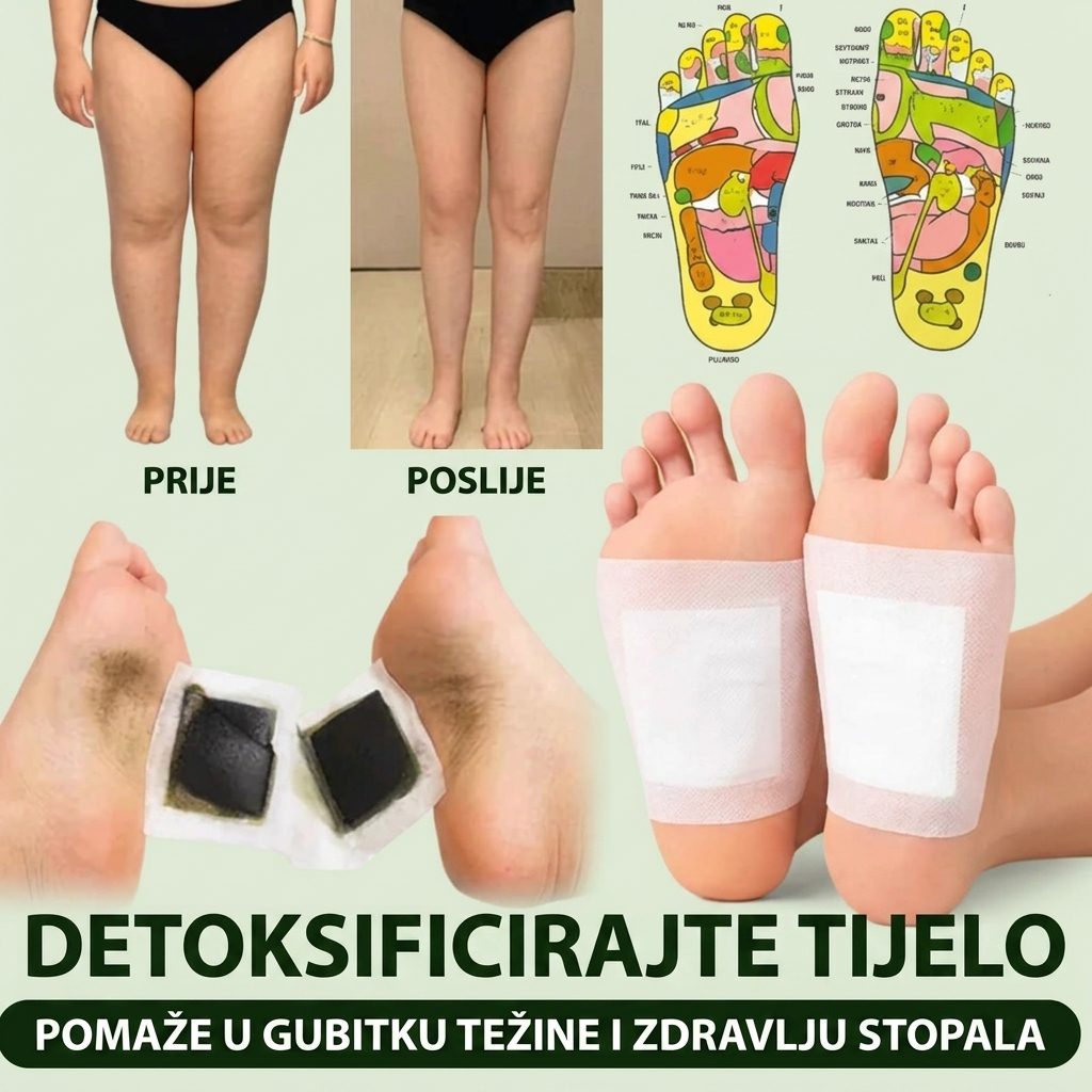 Rezultat zdravijih nogu nakon korištenja DetoxPes-a