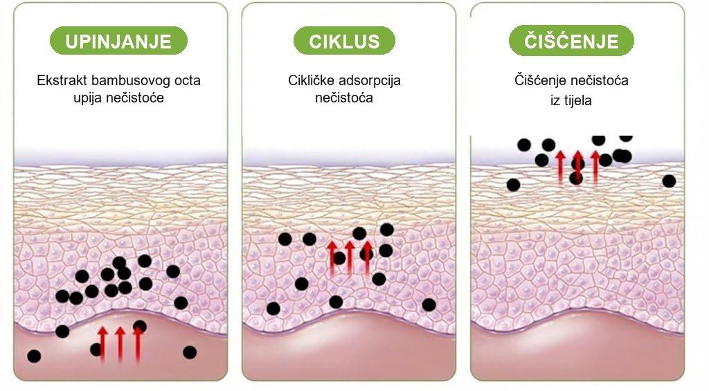 Infografika djelovanja DetoxPes flastera
