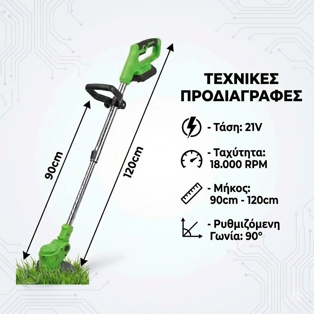 RoçaMax Pro να κόβει ψηλά χόρτα με ευκολία, επίδειξη σε ελληνικό οικόπεδο