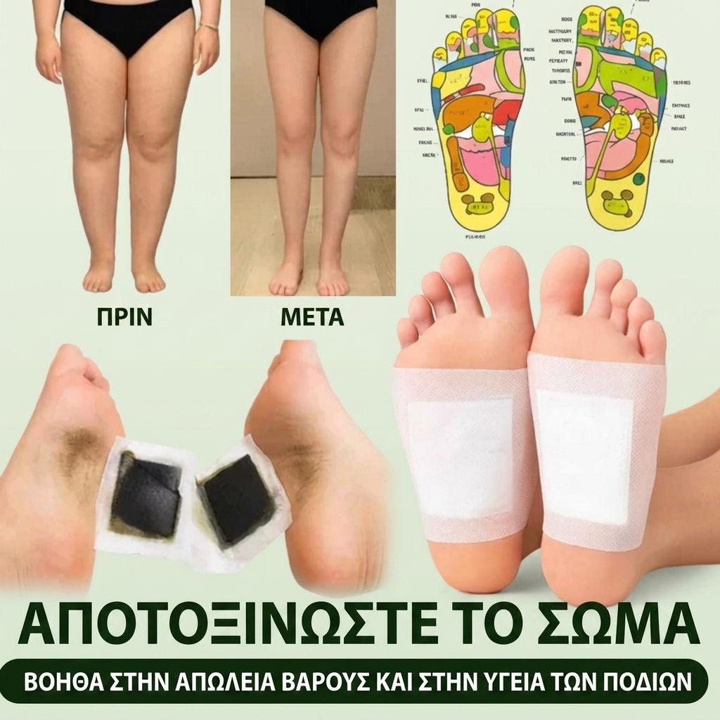 Αποτέλεσμα για πιο υγιή πόδια μετά τη χρήση του DetoxPes
