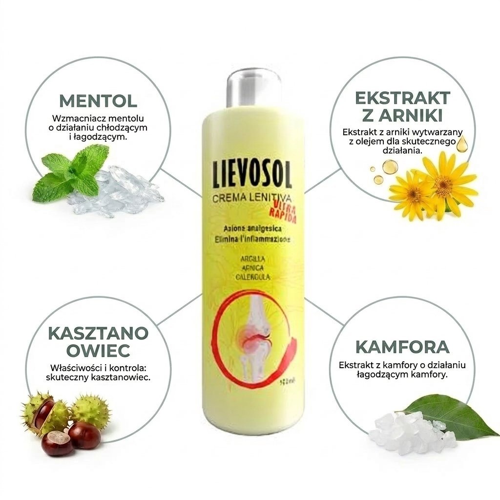 Naturalne składniki żelu Lievosol