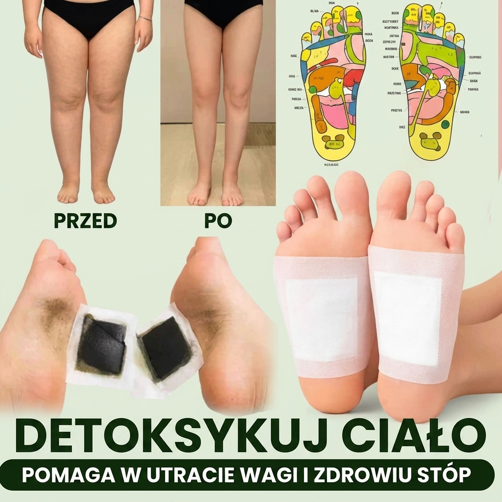 Rezultat: zdrowsze nogi po użyciu DetoxPés